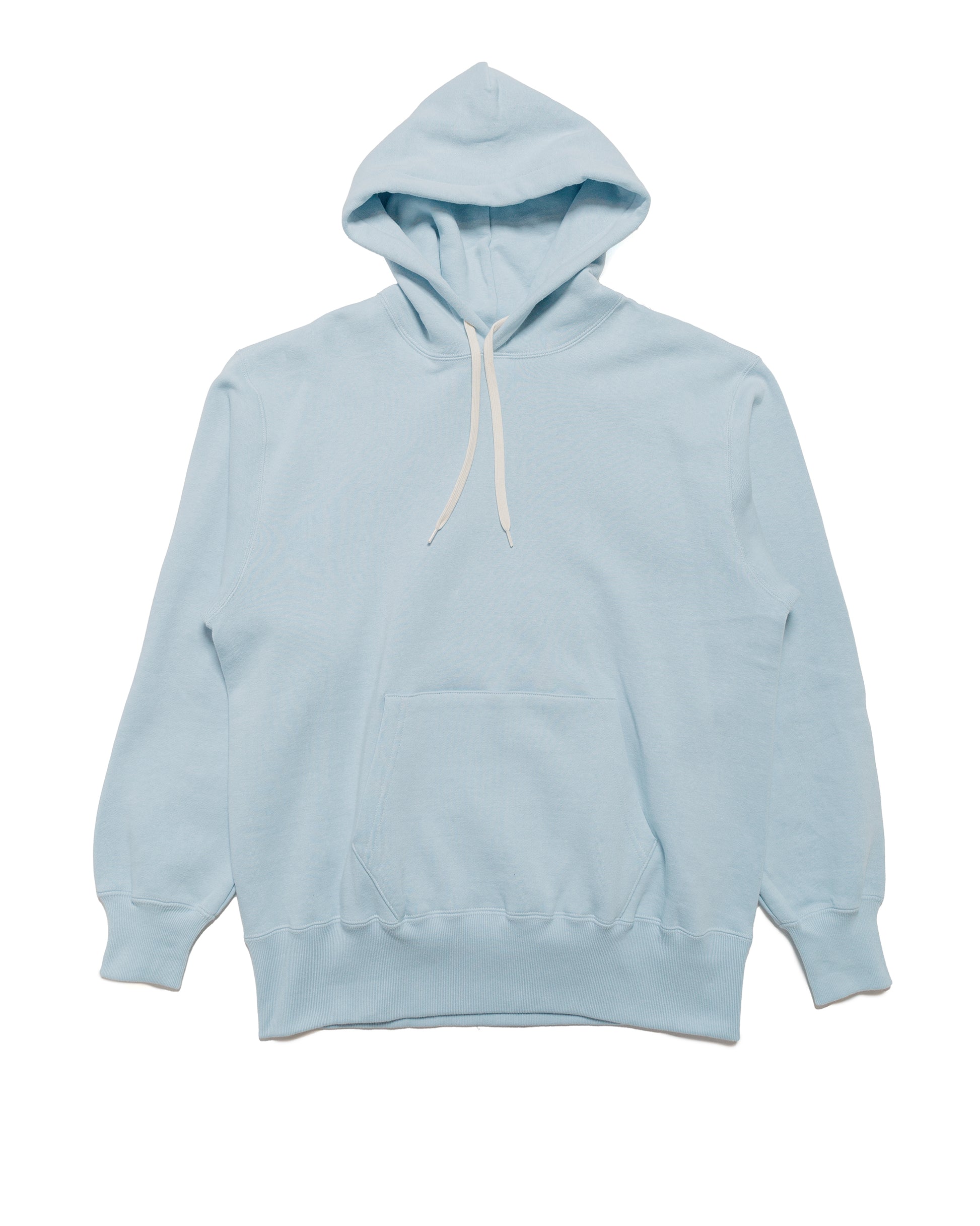 lost & found The Real McCoy's The Real McCoy's MC24114 10 Oz. Loopwheel Hooded Sweatshirt Saxe