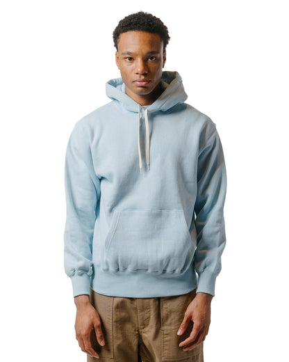 lost & found The Real McCoy's The Real McCoy's MC24114 10 Oz. Loopwheel Hooded Sweatshirt Saxe
