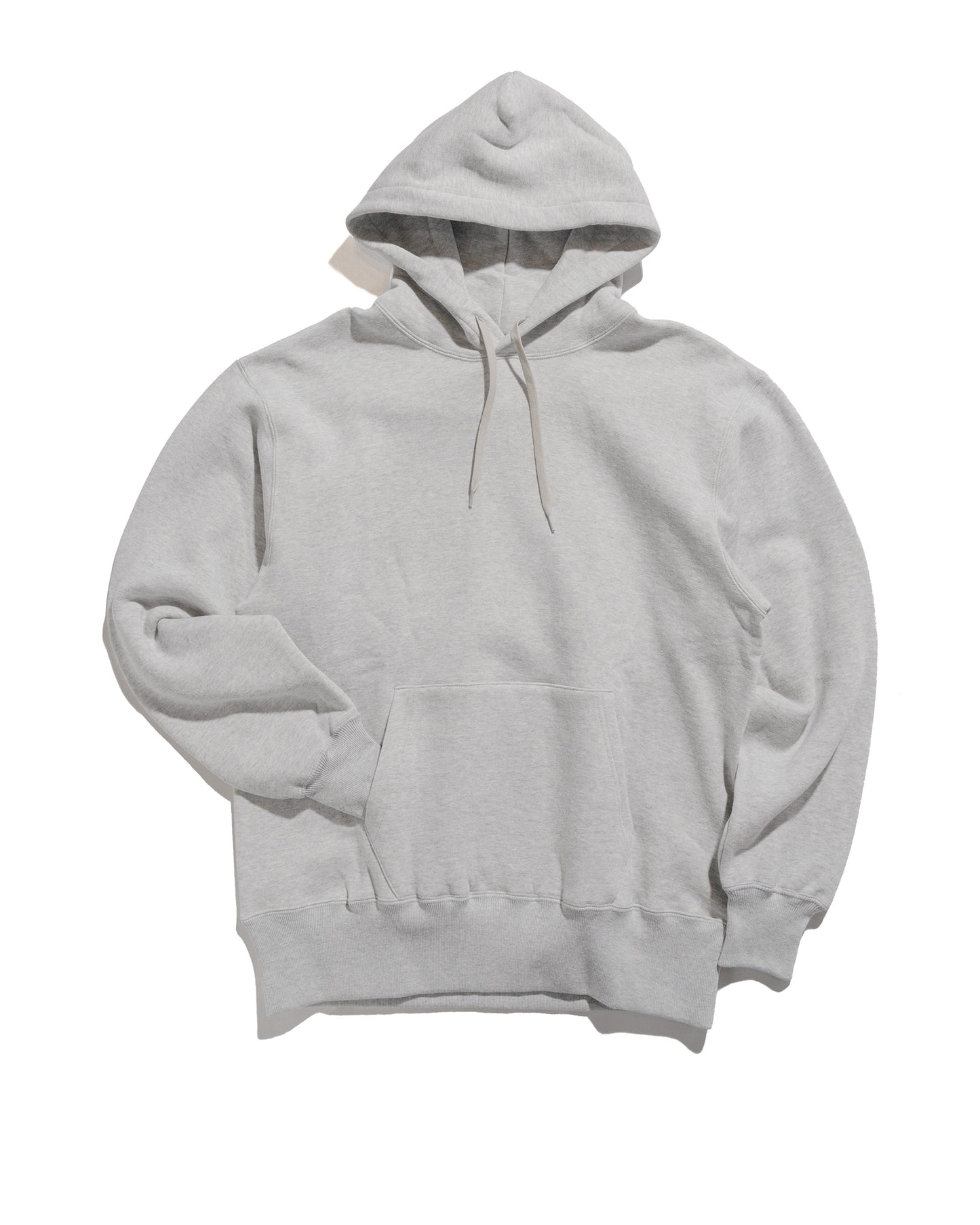 lost & found The Real McCoy's The Real McCoy's MC24114 10 Oz. Loopwheel Hooded Sweatshirt Snow Gray