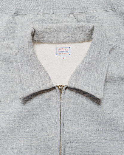 lost & found The Real McCoy's The Real McCoy's MC24115 10 Oz. Loopwheel 1/4 Zip Sweatshirt Gray