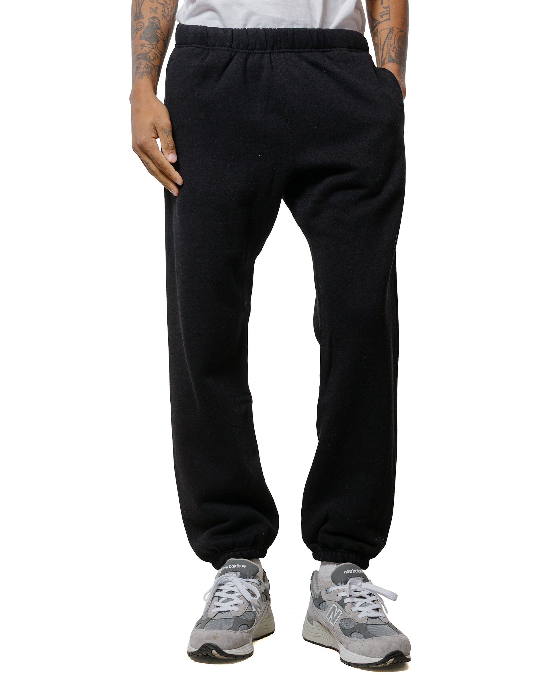 lost & found The Real McCoy's The Real McCoy's MC24116 10 Oz. Loopwheel Sweat Pants Black