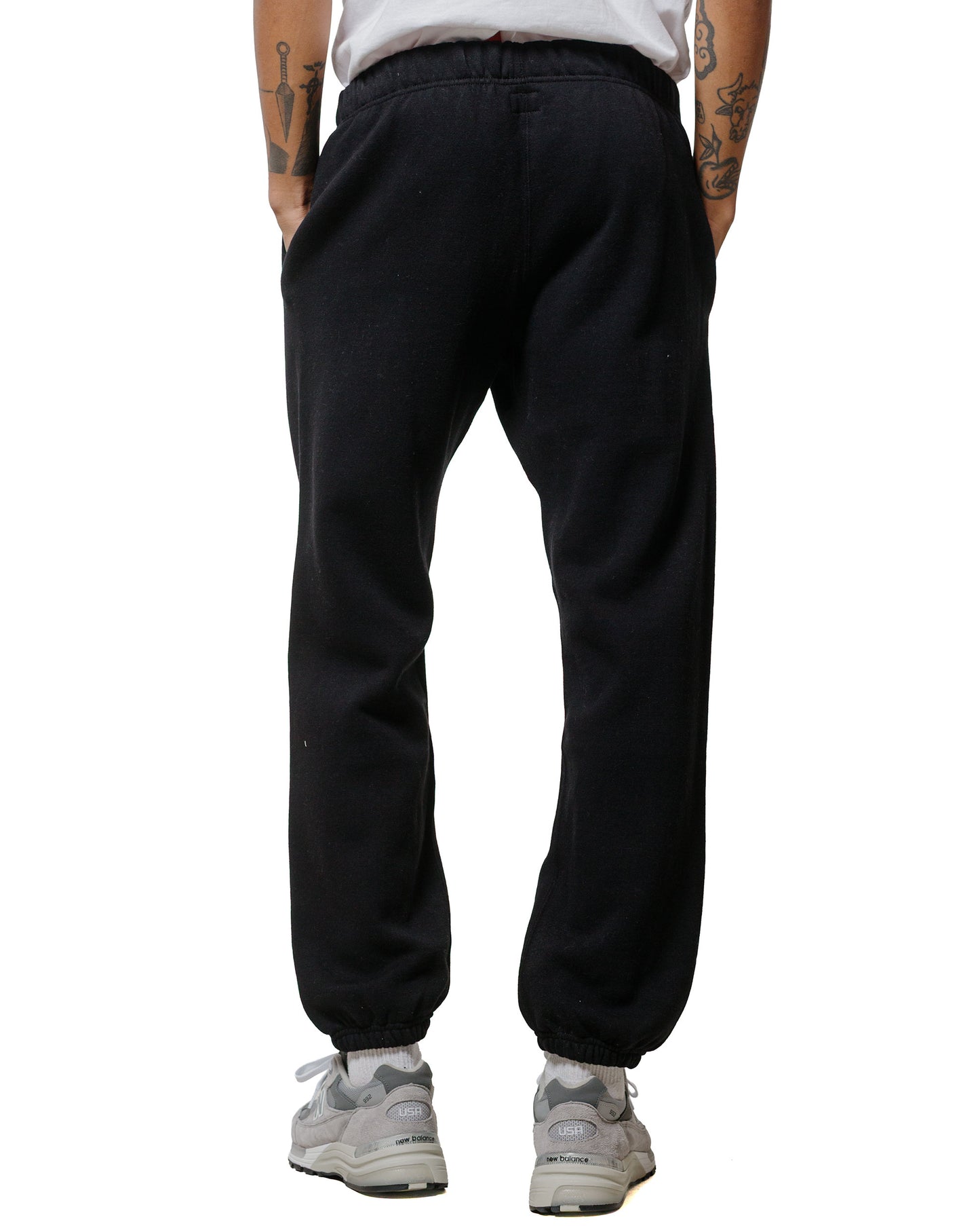 lost & found The Real McCoy's The Real McCoy's MC24116 10 Oz. Loopwheel Sweat Pants Black
