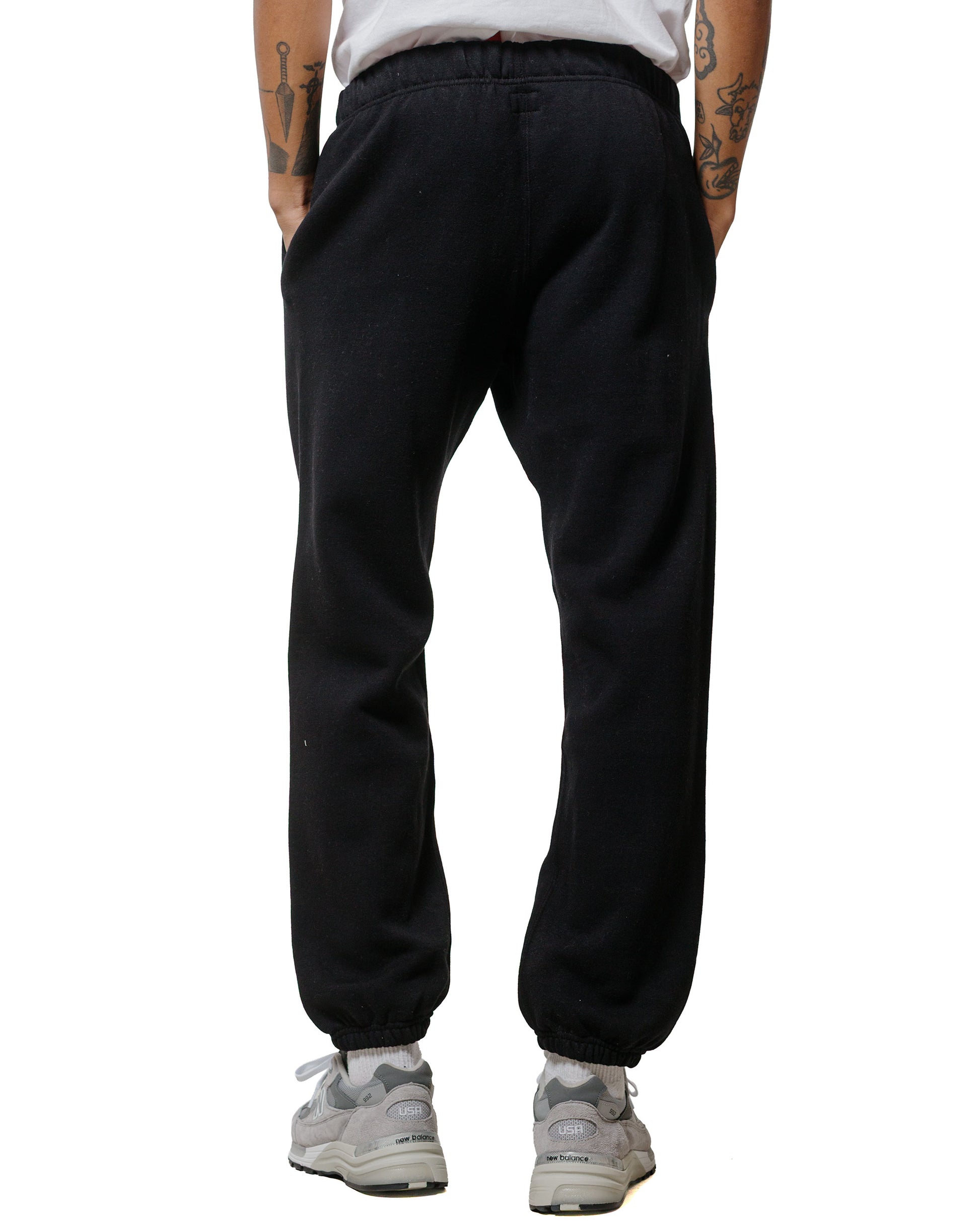 lost & found The Real McCoy's The Real McCoy's MC24116 10 Oz. Loopwheel Sweat Pants Black