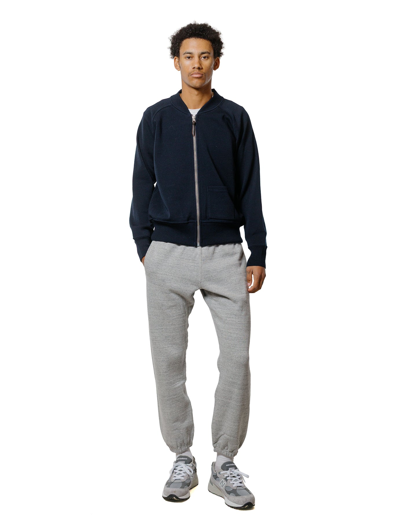 lost & found The Real McCoy's The Real McCoy's MC24116 10 Oz. Loopwheel Sweat Pants Gray