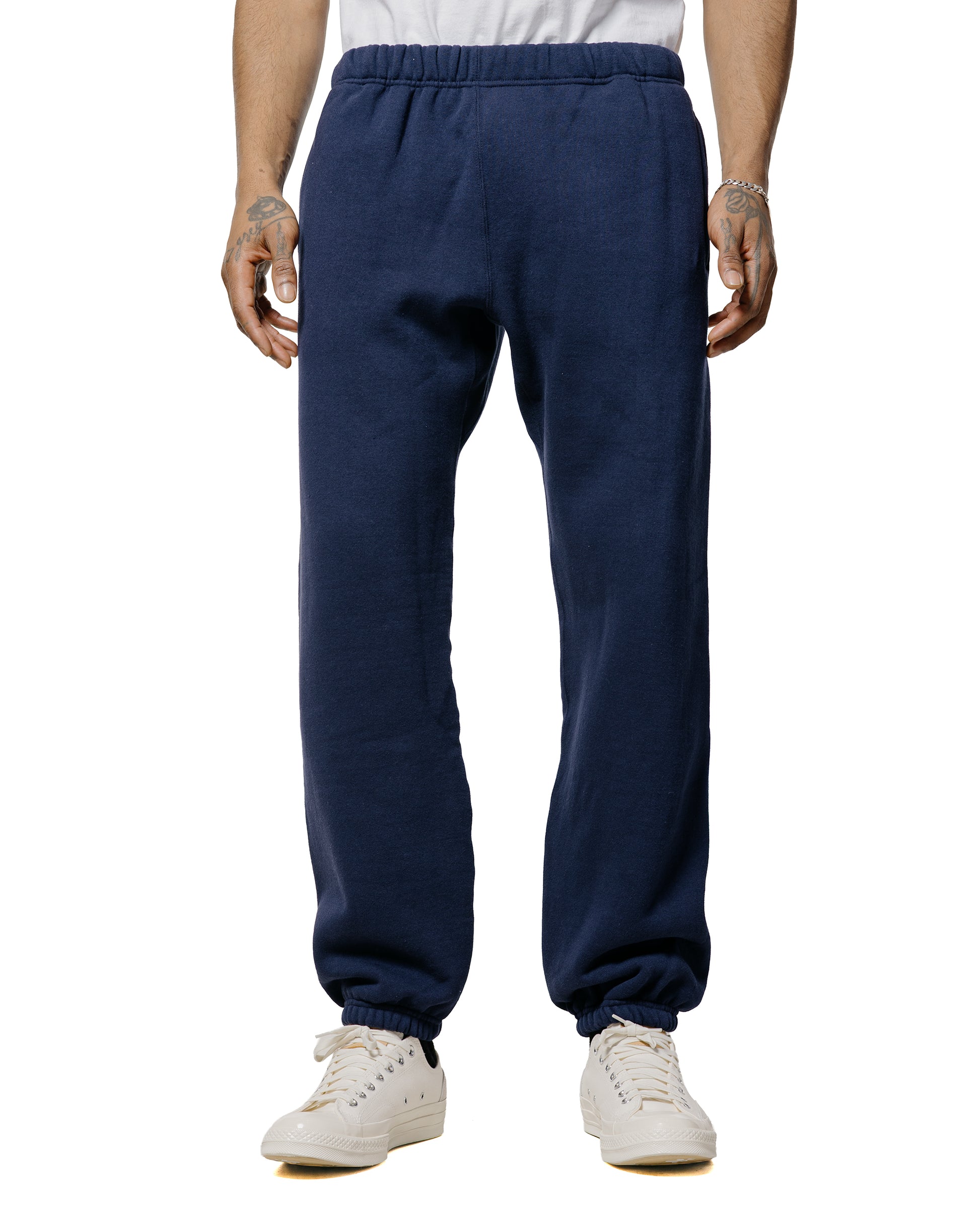 lost & found The Real McCoy's The Real McCoy's MC24116 10 Oz. Loopwheel Sweat Pants Navy