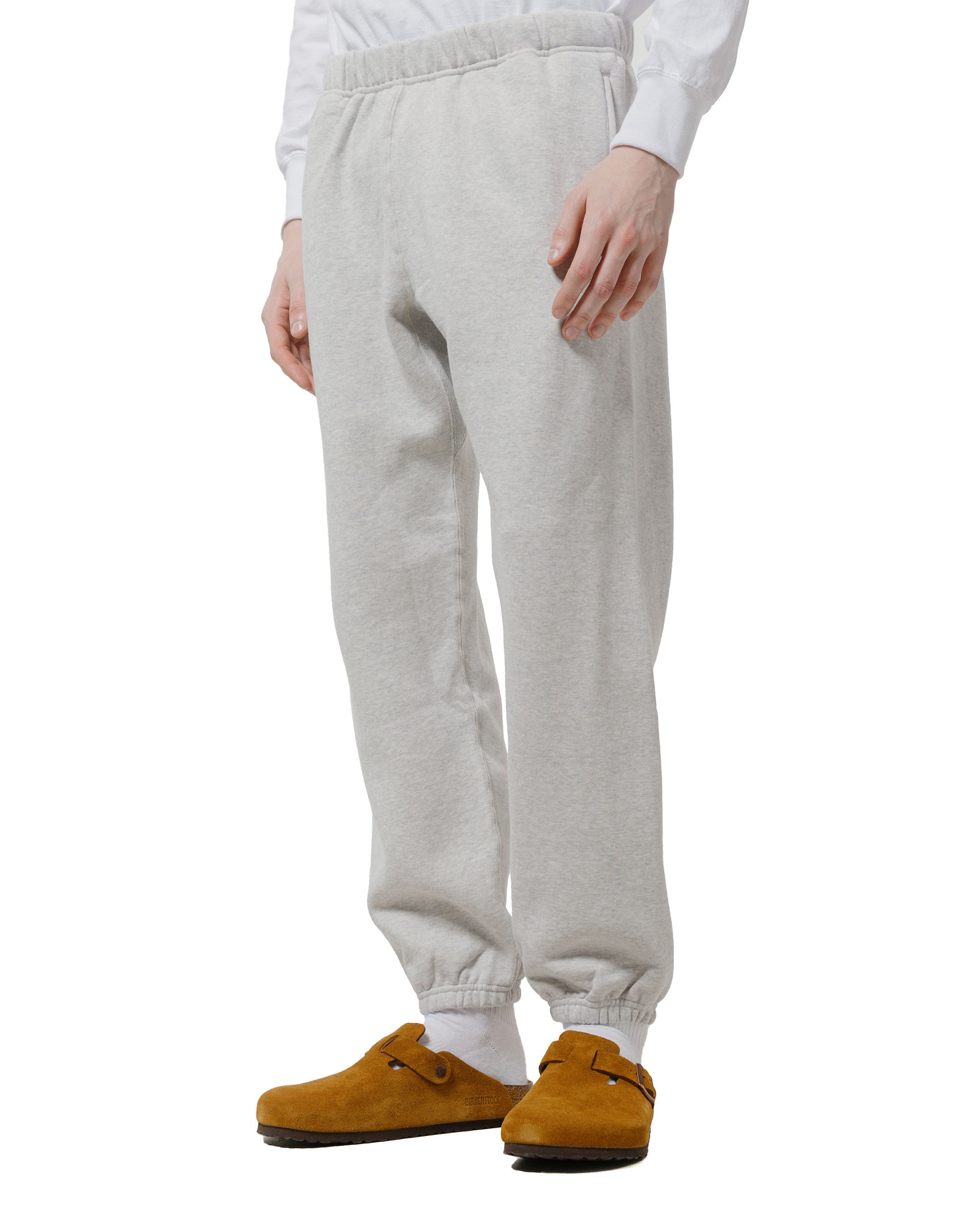 lost & found The Real McCoy's The Real McCoy's MC24116 10 Oz. Loopwheel Sweat Pants Snow Gray