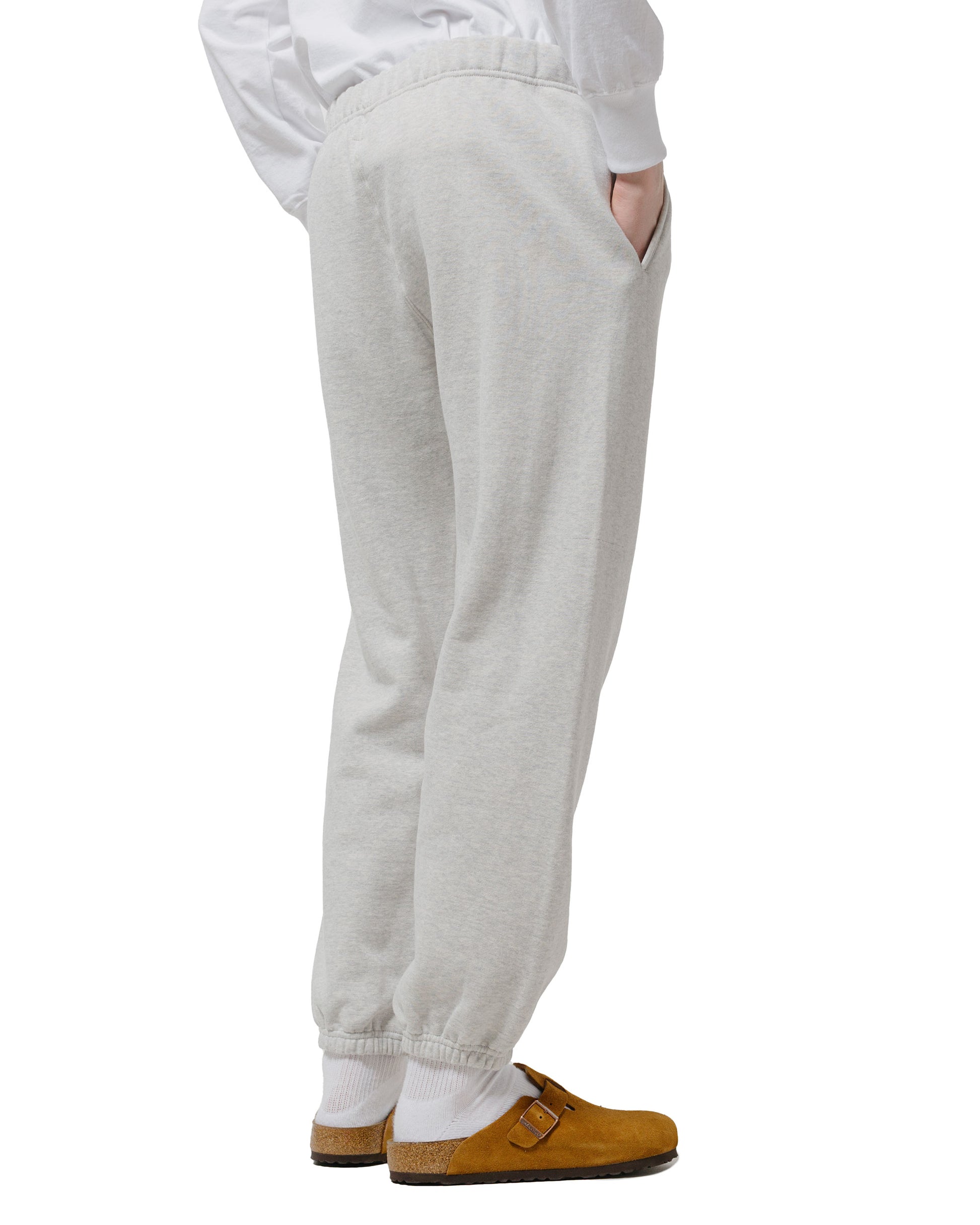 lost & found The Real McCoy's The Real McCoy's MC24116 10 Oz. Loopwheel Sweat Pants Snow Gray