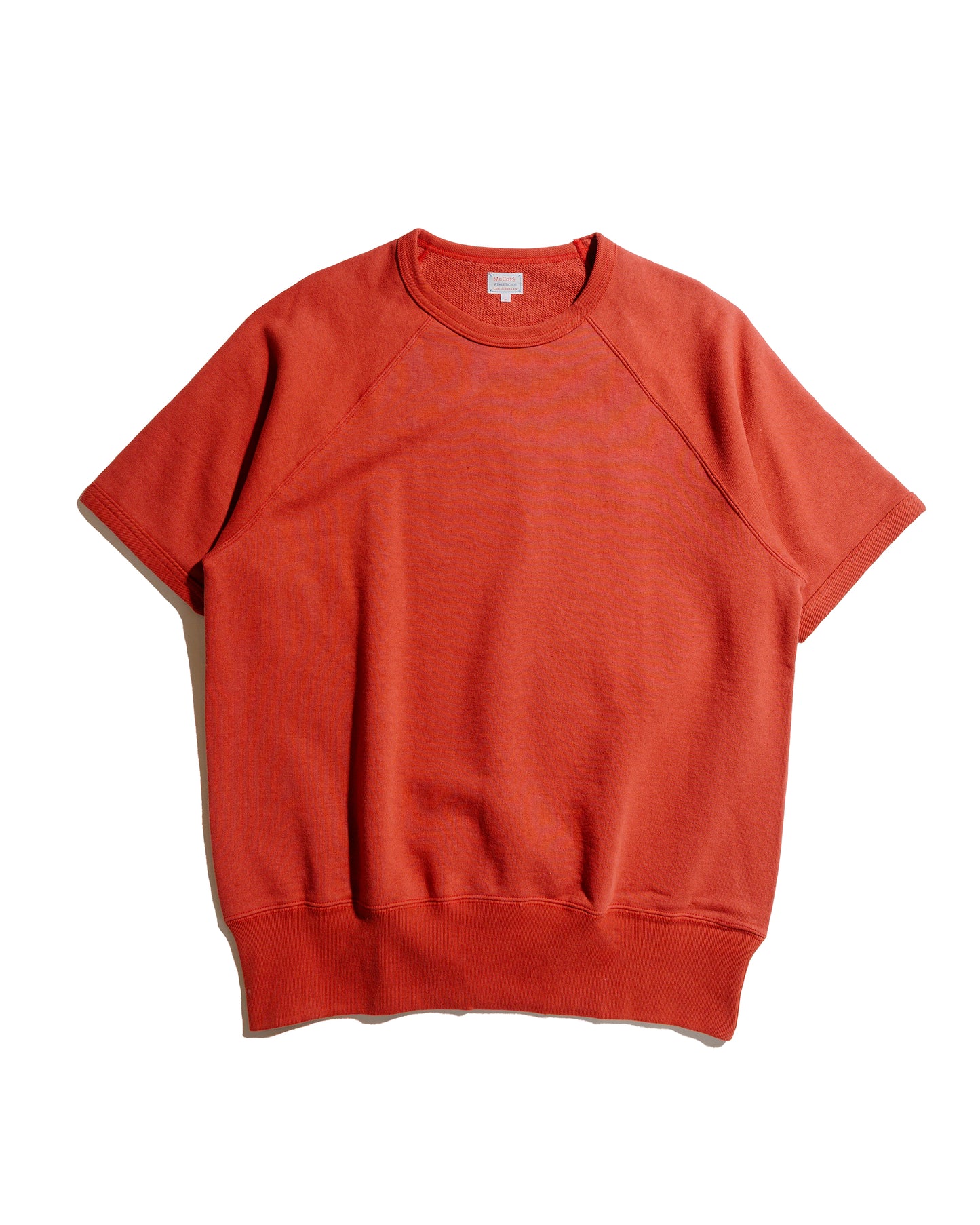 lost & found The Real McCoy's The Real McCoy's MC24120 9 Oz. Loopwheel S/S Sweatshirt Cherry