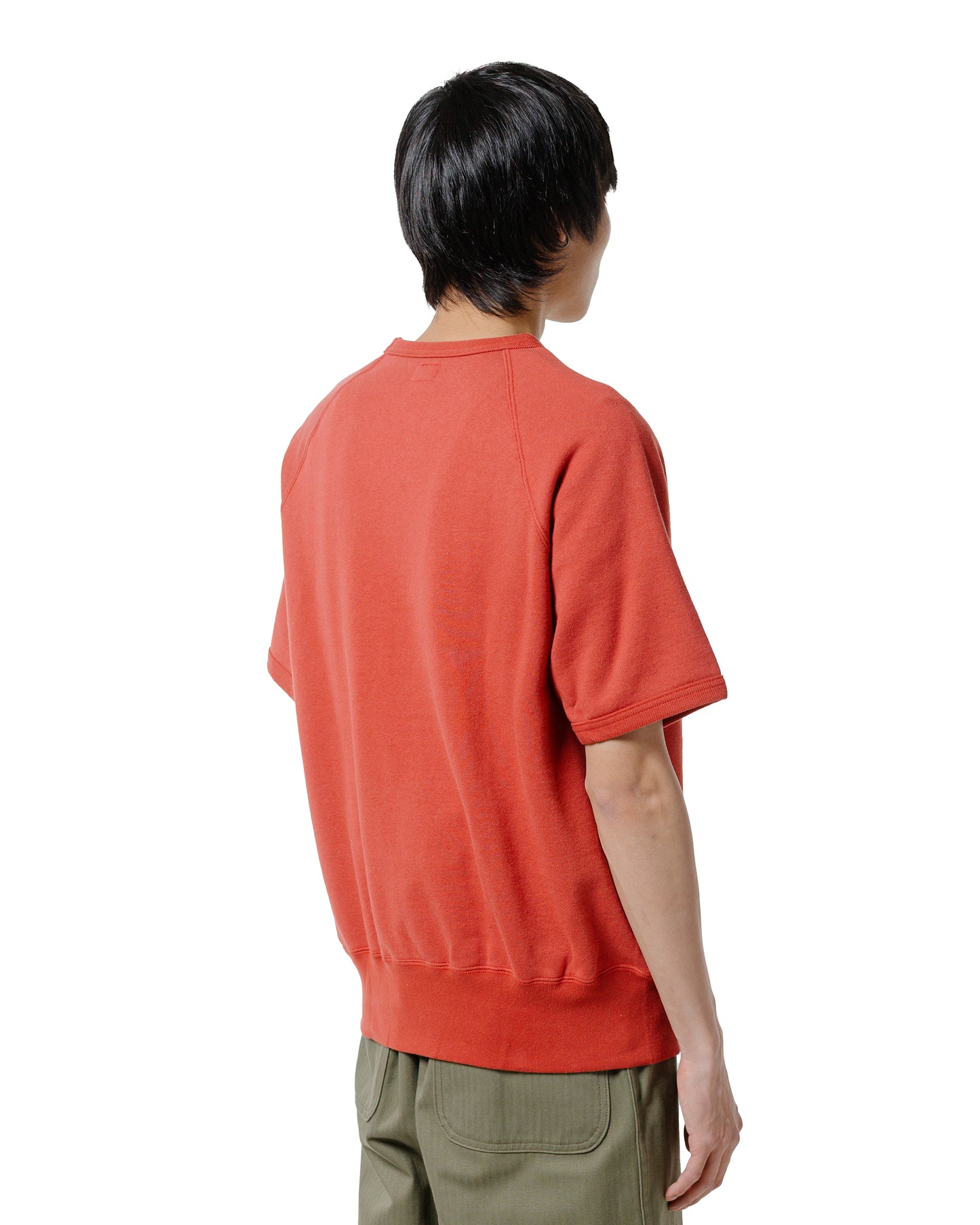 lost & found The Real McCoy's The Real McCoy's MC24120 9 Oz. Loopwheel S/S Sweatshirt Cherry