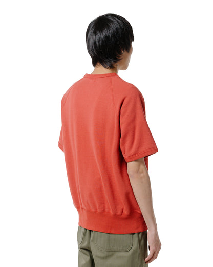 lost & found The Real McCoy's The Real McCoy's MC24120 9 Oz. Loopwheel S/S Sweatshirt Cherry