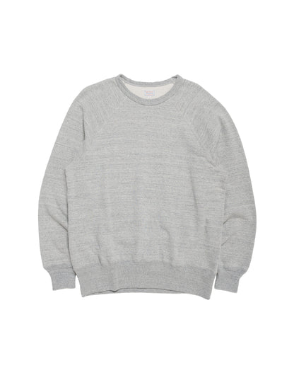 lost & found The Real McCoy's The Real McCoy’s MC24117 9 Oz. Loopwheel Raglan Sweatshirt Gray