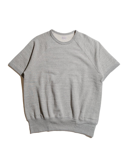 lost & found The Real McCoy's The Real McCoy's MC24120 9 Oz. Loopwheel S/S Sweatshirt Gray