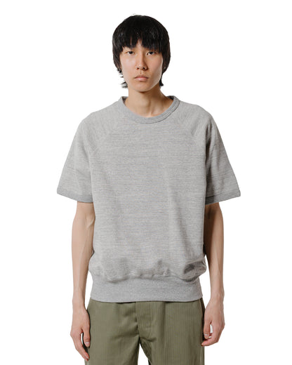 lost & found The Real McCoy's The Real McCoy's MC24120 9 Oz. Loopwheel S/S Sweatshirt Gray