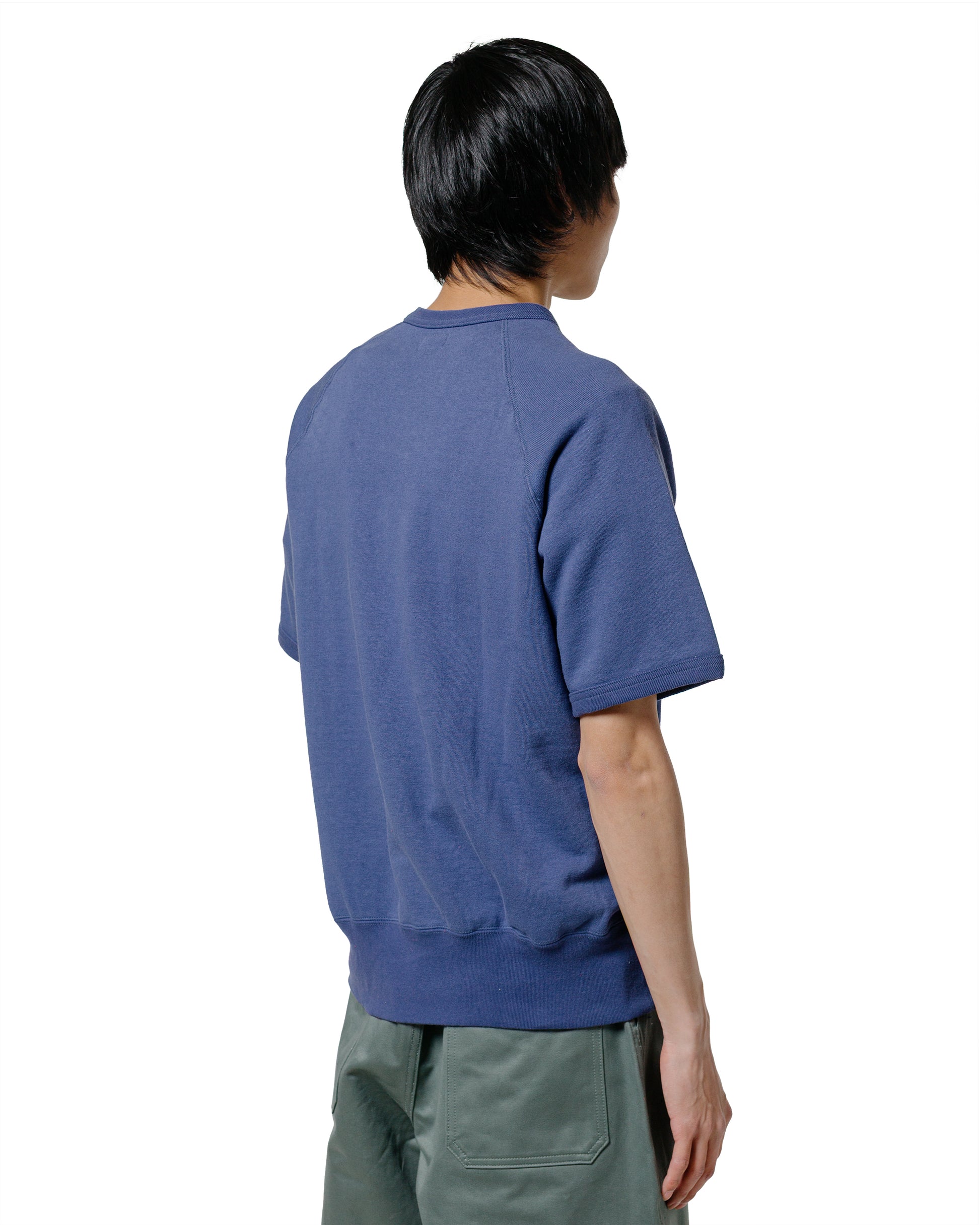 lost & found The Real McCoy's The Real McCoy's MC24120 9 Oz. Loopwheel S/S Sweatshirt MQ Navy