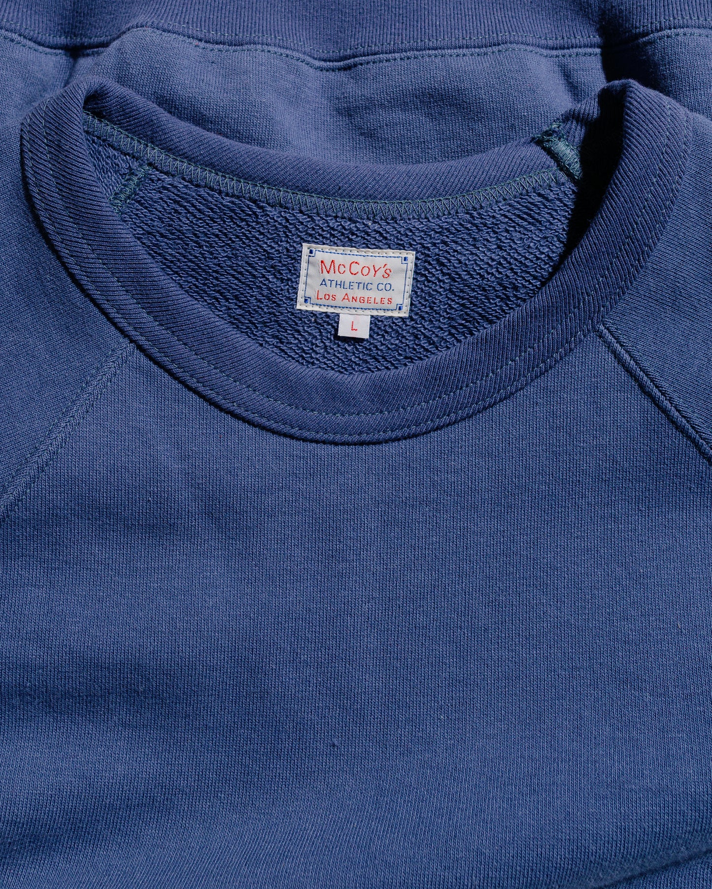 lost & found The Real McCoy's The Real McCoy's MC24120 9 Oz. Loopwheel S/S Sweatshirt MQ Navy