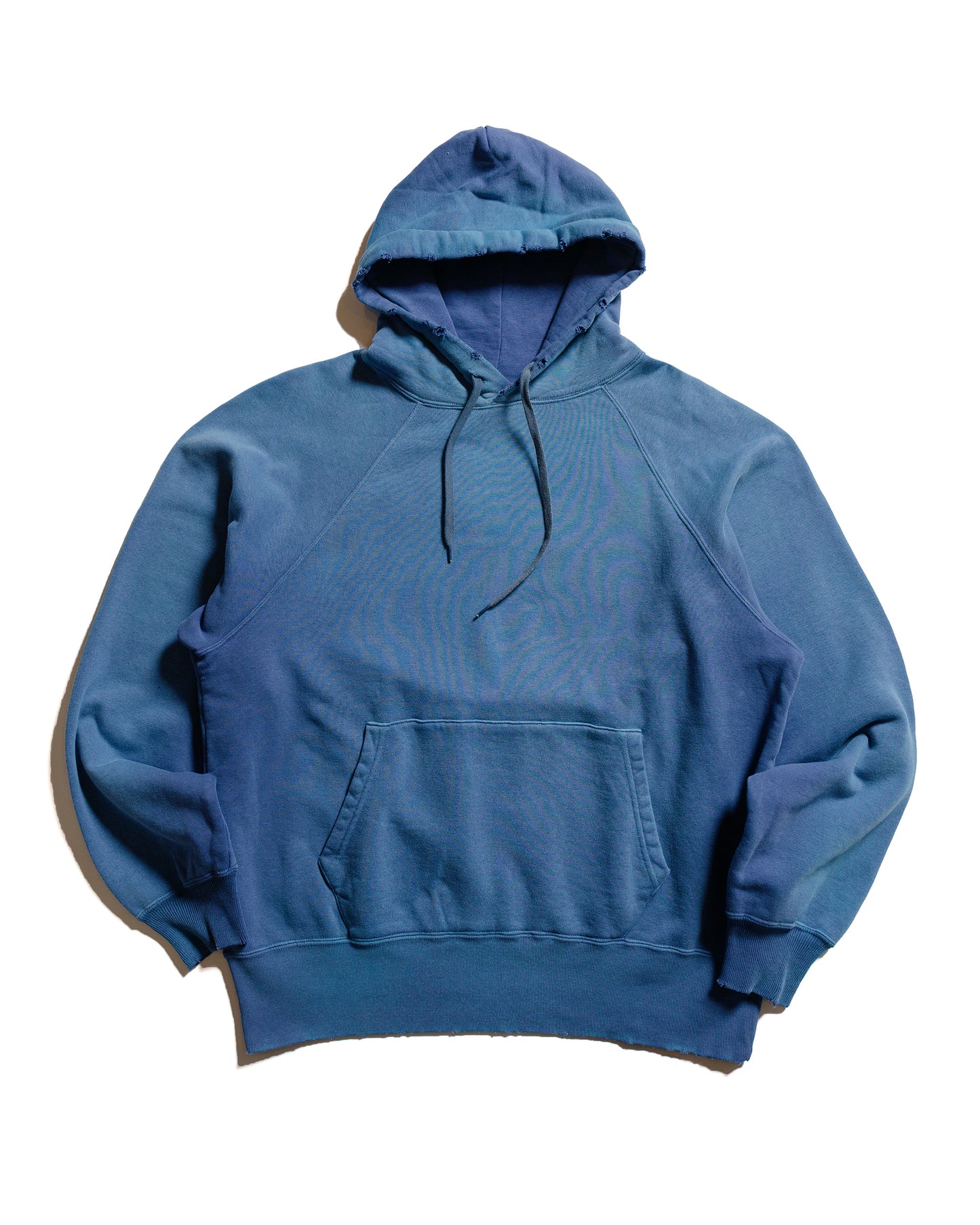 lost & found The Real McCoy's The Real McCoy's MC24119 9 Oz. Loopwheel Raglan Hooded Sweatshirt MQ Navy
