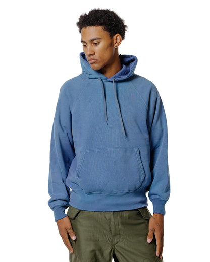 lost & found The Real McCoy's The Real McCoy's MC24119 9 Oz. Loopwheel Raglan Hooded Sweatshirt MQ Navy