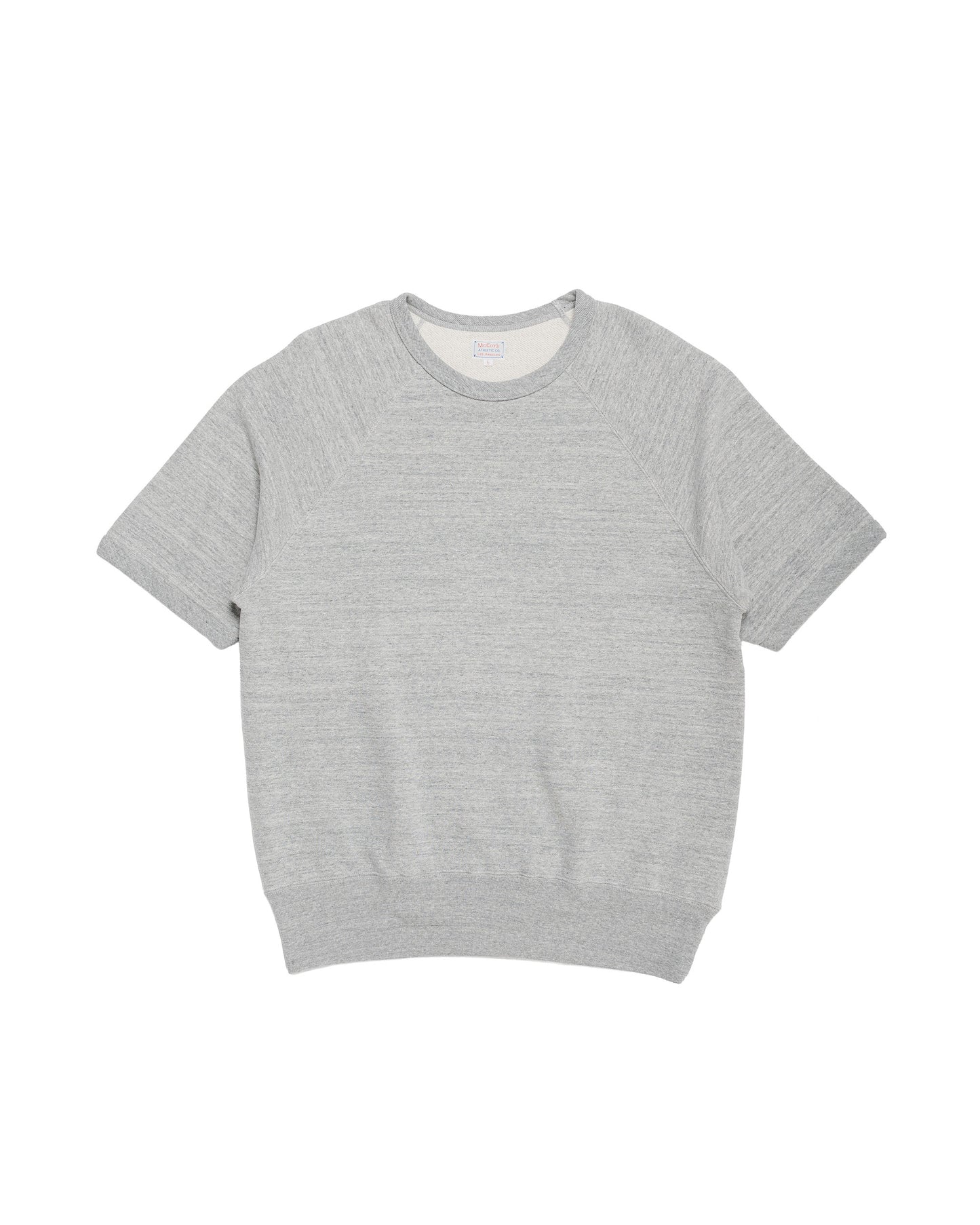 The Real McCoy’s MC24120 9 Oz. Loopwheel SS Sweatshirt Gray