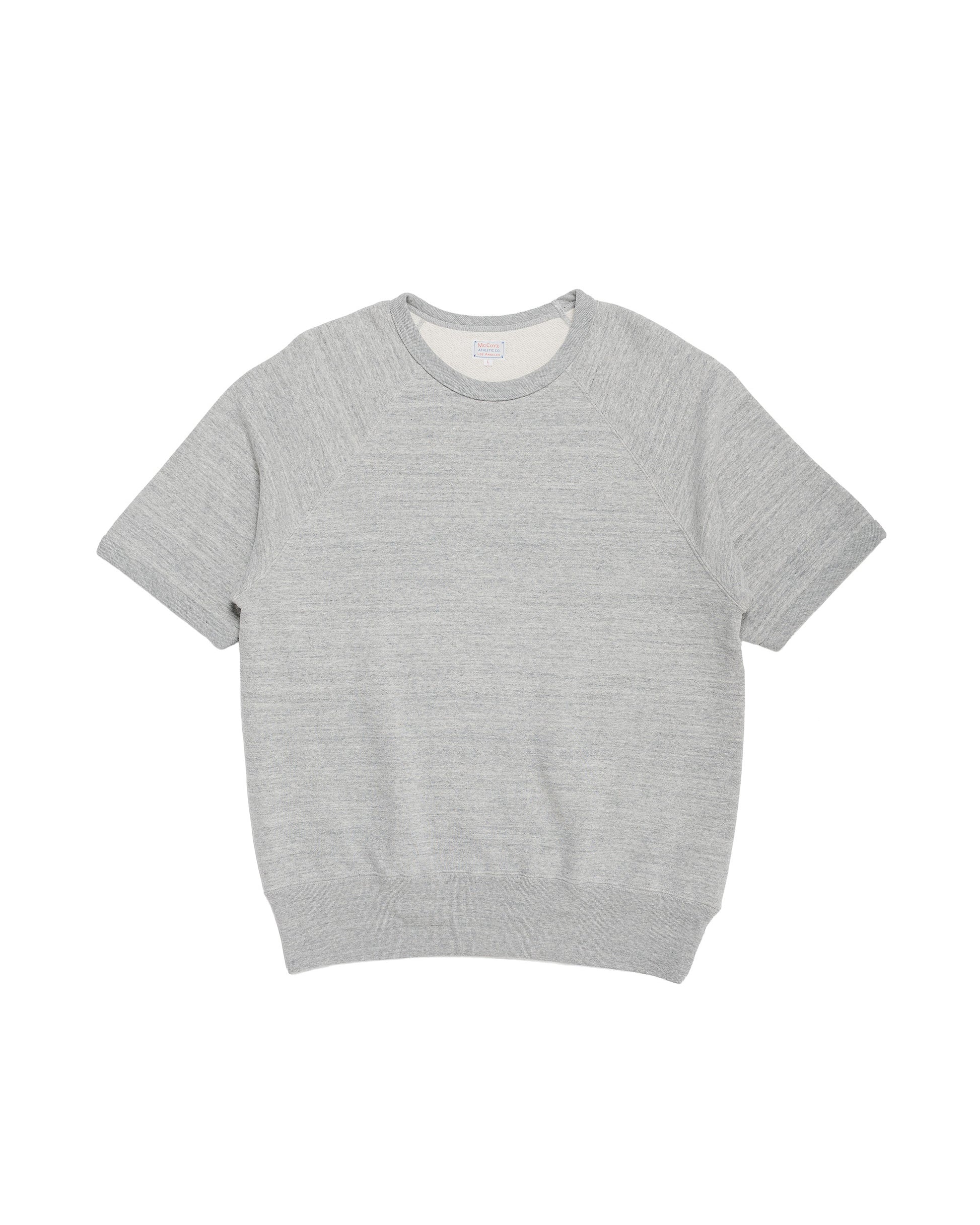 The Real McCoy’s MC24120 9 Oz. Loopwheel SS Sweatshirt Gray