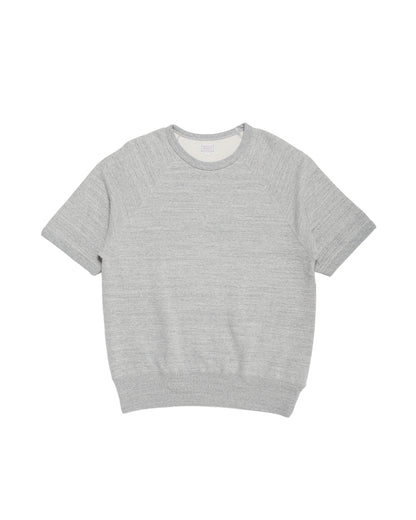 The Real McCoy’s MC24120 9 Oz. Loopwheel SS Sweatshirt Gray