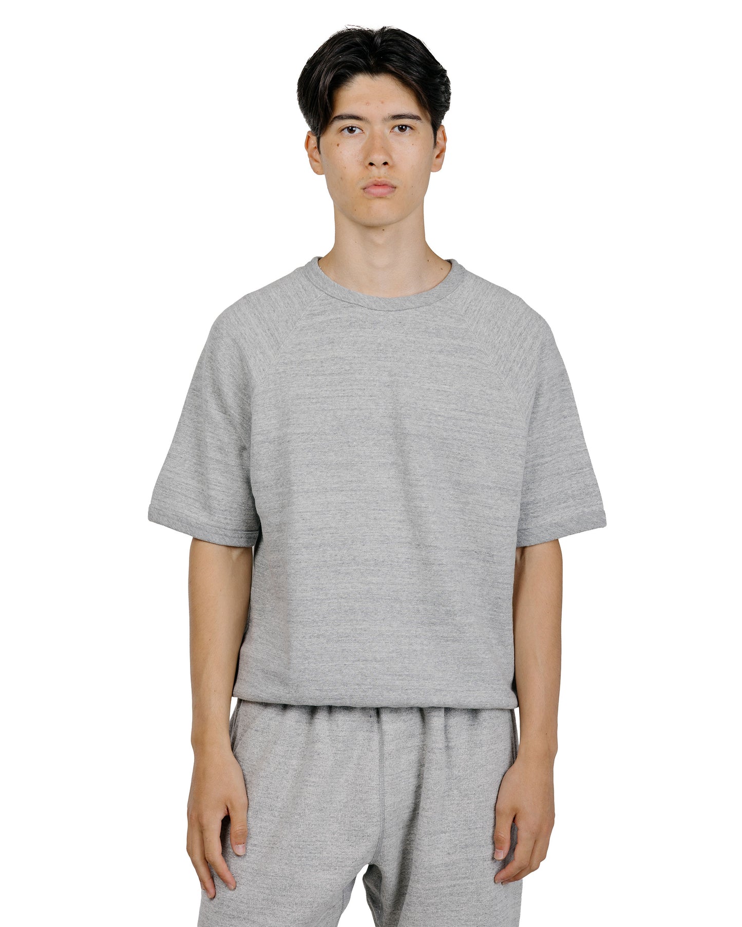 The Real McCoy’s MC24120 9 Oz. Loopwheel SS Sweatshirt Gray