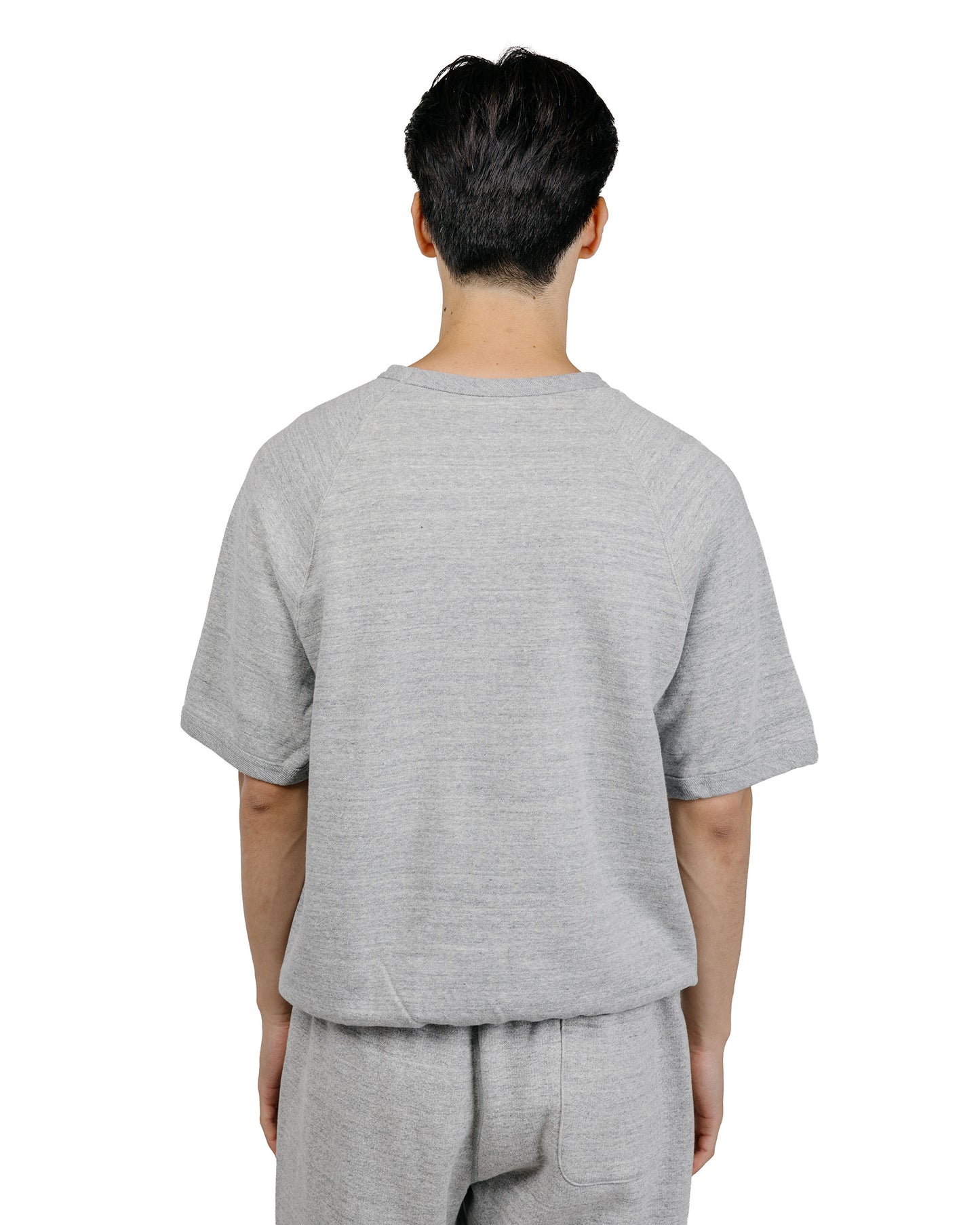 The Real McCoy’s MC24120 9 Oz. Loopwheel SS Sweatshirt Gray