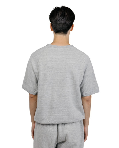 The Real McCoy’s MC24120 9 Oz. Loopwheel SS Sweatshirt Gray