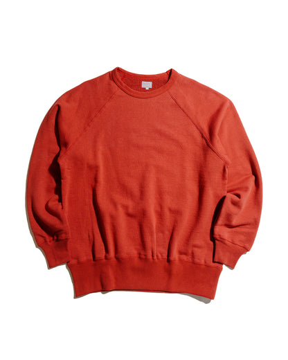 lost & found The Real McCoy's The Real McCoy's MC24117 9 Oz. Loopwheel Raglan Sweatshirt Cherry
