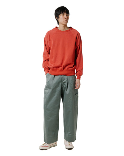 lost & found The Real McCoy's The Real McCoy's MC24117 9 Oz. Loopwheel Raglan Sweatshirt Cherry