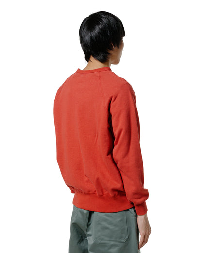 lost & found The Real McCoy's The Real McCoy's MC24117 9 Oz. Loopwheel Raglan Sweatshirt Cherry