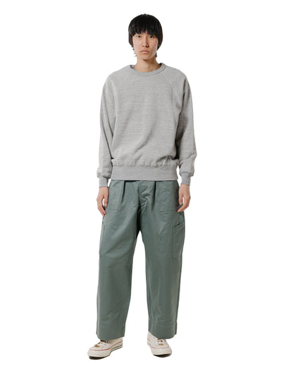lost & found The Real McCoy's The Real McCoy's MC24117 9 Oz. Loopwheel Raglan Sweatshirt Gray