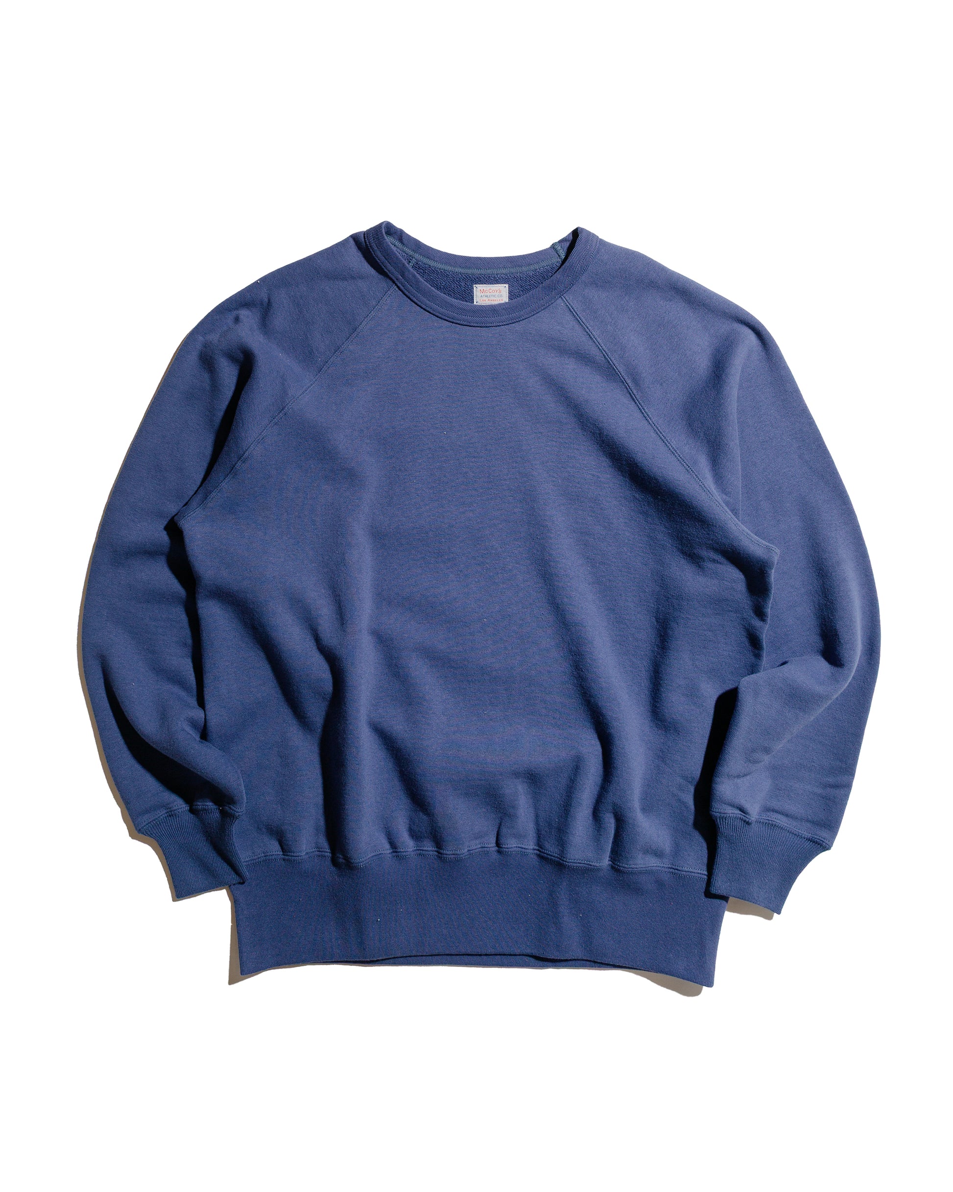 lost & found The Real McCoy's The Real McCoy's MC24117 9 Oz. Loopwheel Raglan Sweatshirt MQ Navy