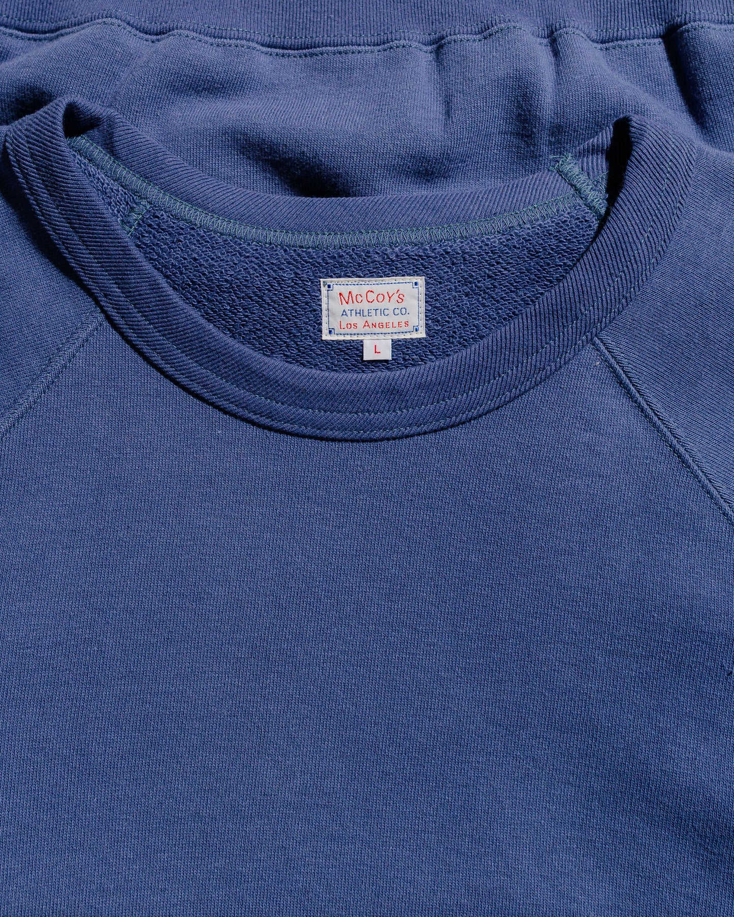 lost & found The Real McCoy's The Real McCoy's MC24117 9 Oz. Loopwheel Raglan Sweatshirt MQ Navy