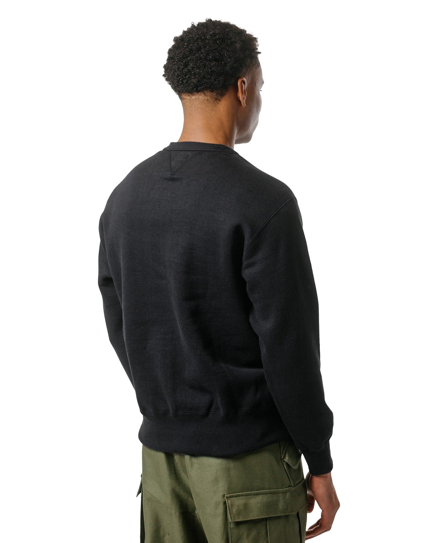 lost & found The Real McCoy's The Real McCoy's MC24125 Loopwheel Sweatshirt / Penguin Black