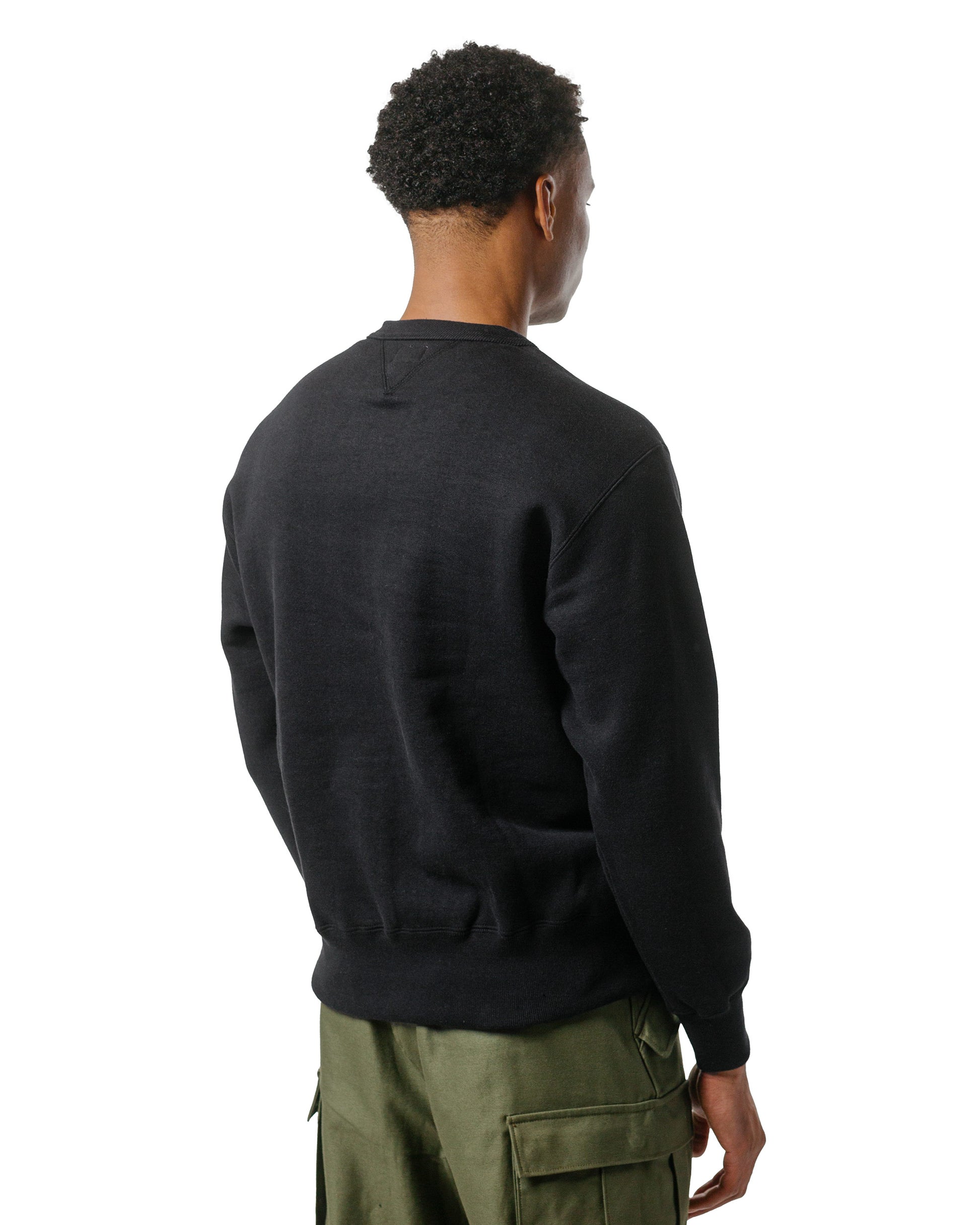 lost & found The Real McCoy's The Real McCoy's MC24125 Loopwheel Sweatshirt / Penguin Black
