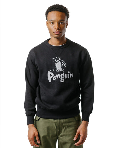 lost & found The Real McCoy's The Real McCoy's MC24125 Loopwheel Sweatshirt / Penguin Black
