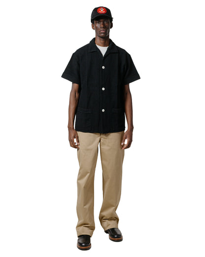 lost & found The Real McCoy's The Real McCoy's MC25001 Cotton Pile Beach Shirt Black