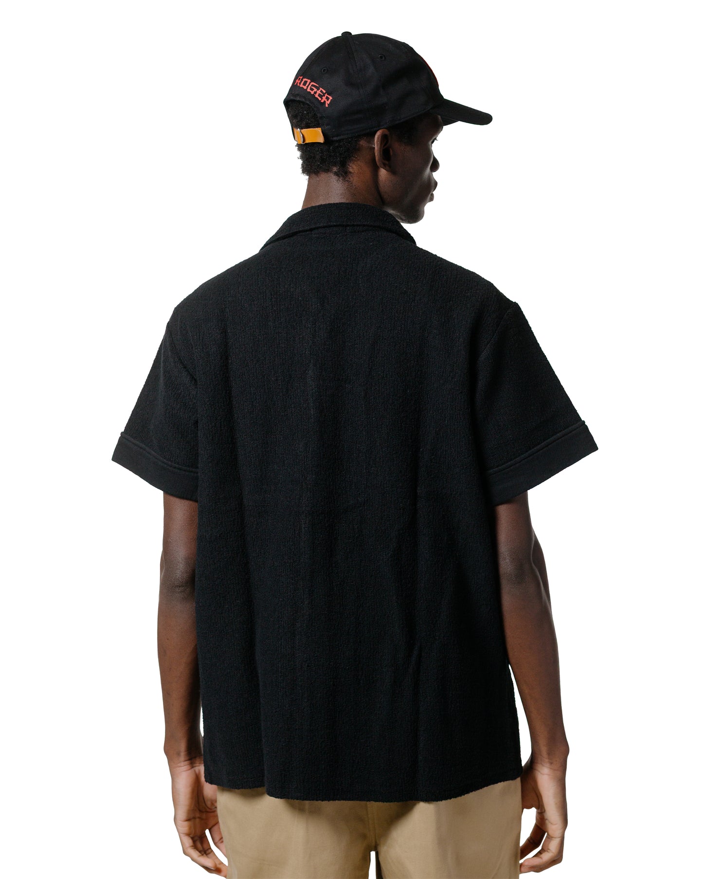 lost & found The Real McCoy's The Real McCoy's MC25001 Cotton Pile Beach Shirt Black