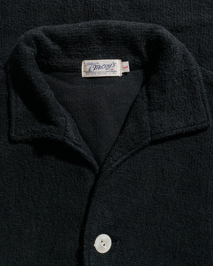 lost & found The Real McCoy's The Real McCoy's MC25001 Cotton Pile Beach Shirt Black