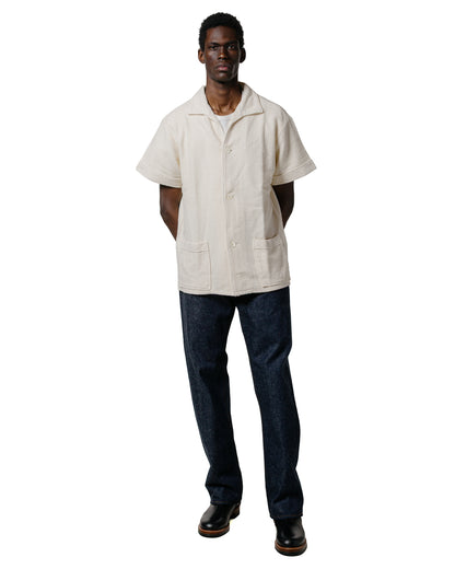 lost & found The Real McCoy's The Real McCoy's MC25001 Cotton Pile Beach Shirt Milk