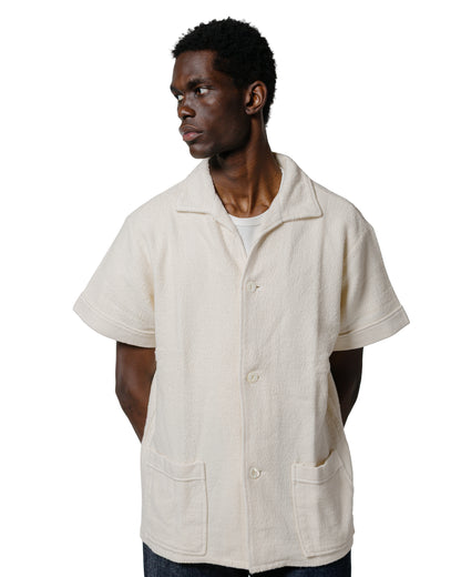lost & found The Real McCoy's The Real McCoy's MC25001 Cotton Pile Beach Shirt Milk
