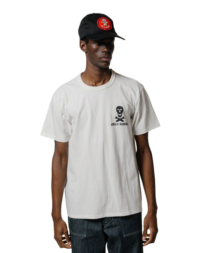 lost & found The Real McCoy's The Real McCoy's MC25004 Military Tee / Jolly Roger, Best Damn Group White