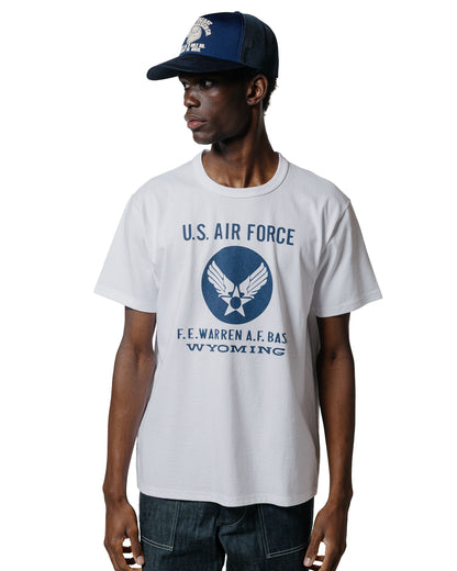 lost & found The Real McCoy's The Real McCoy's MC25007 Military Tee / F.E. Warren Base White
