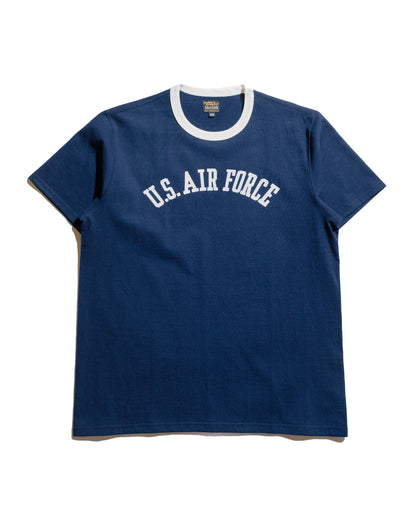 lost & found The Real McCoy's The Real McCoy's MC25008 Military Tee / U.S. Air Force Navy/Milk
