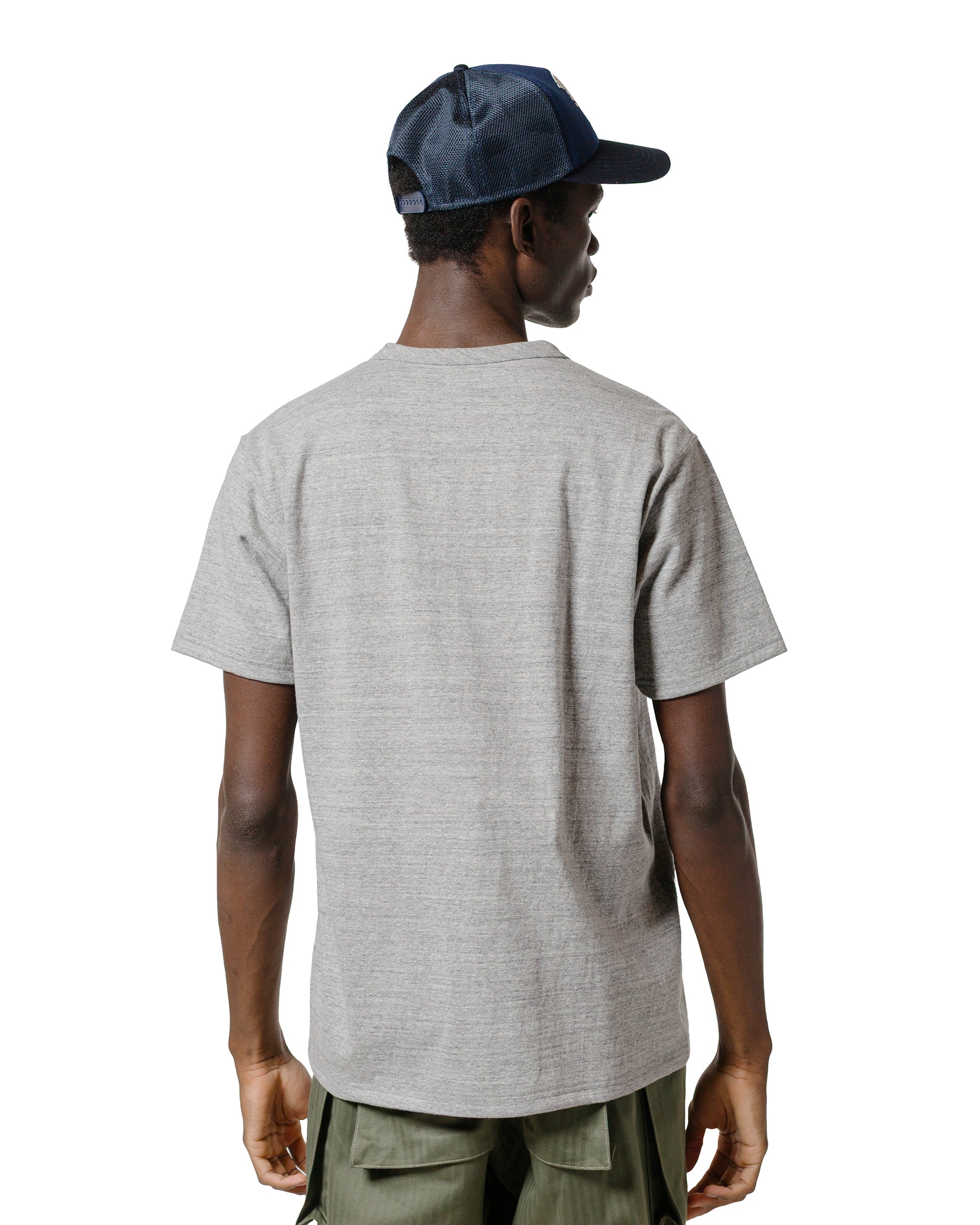 lost & found The Real McCoy's The Real McCoy's MC25009 Military Tee / Army Football Gray