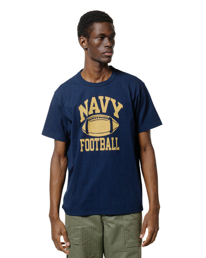 lost & found The Real McCoy's The Real McCoy's MC25010 Military Tee / Navy Football Navy