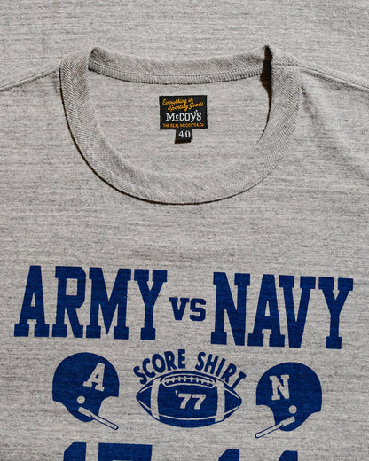 lost & found The Real McCoy's The Real McCoy's MC25011 Military Tee / Army Vs. Navy Gray