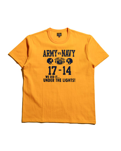 lost & found The Real McCoy's The Real McCoy's MC25011 Military Tee / Army Vs. Navy Yellow