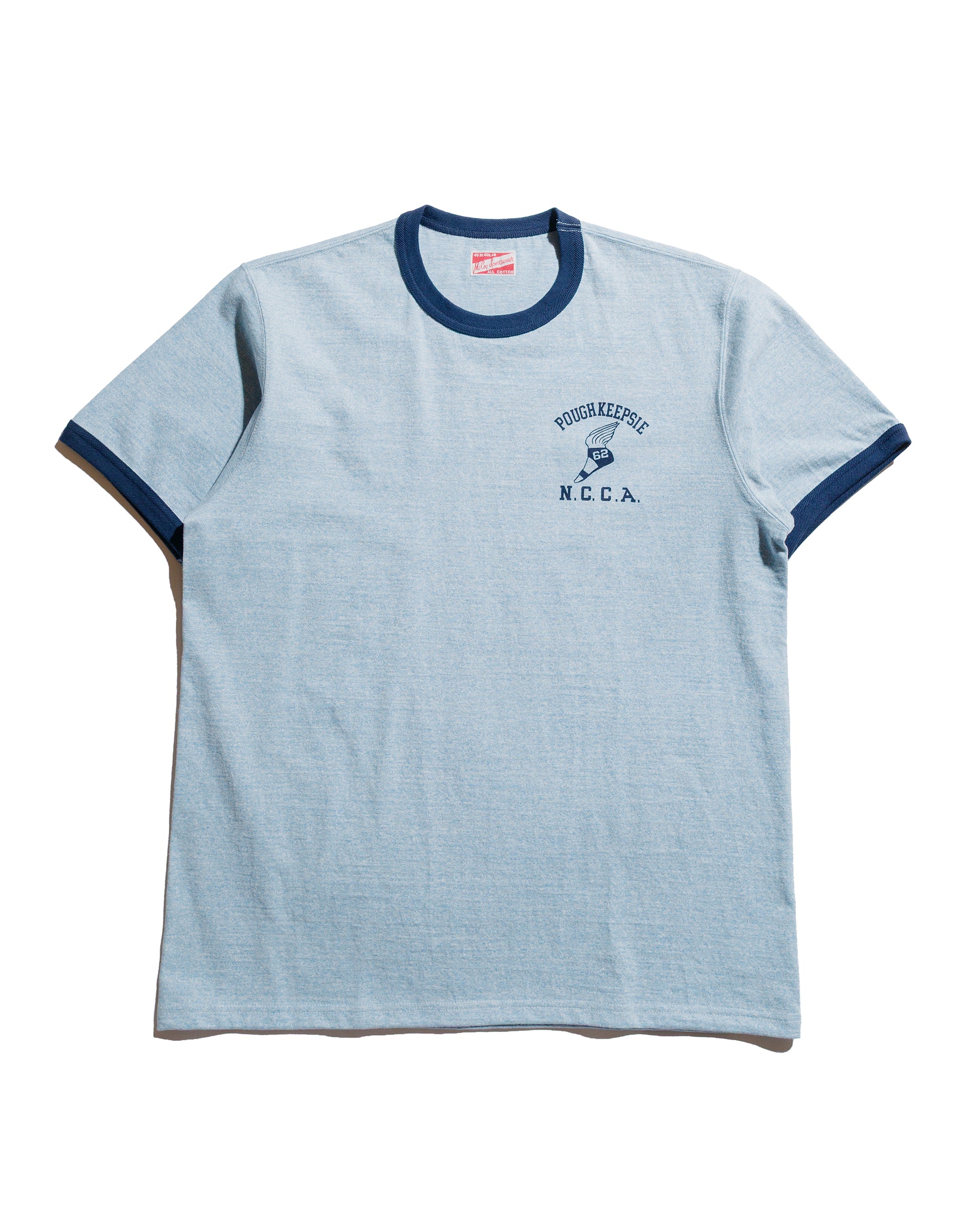 lost & found The Real McCoy's The Real McCoy's MC25015 Joe McCoy Tee / Poughkeepsie Blue