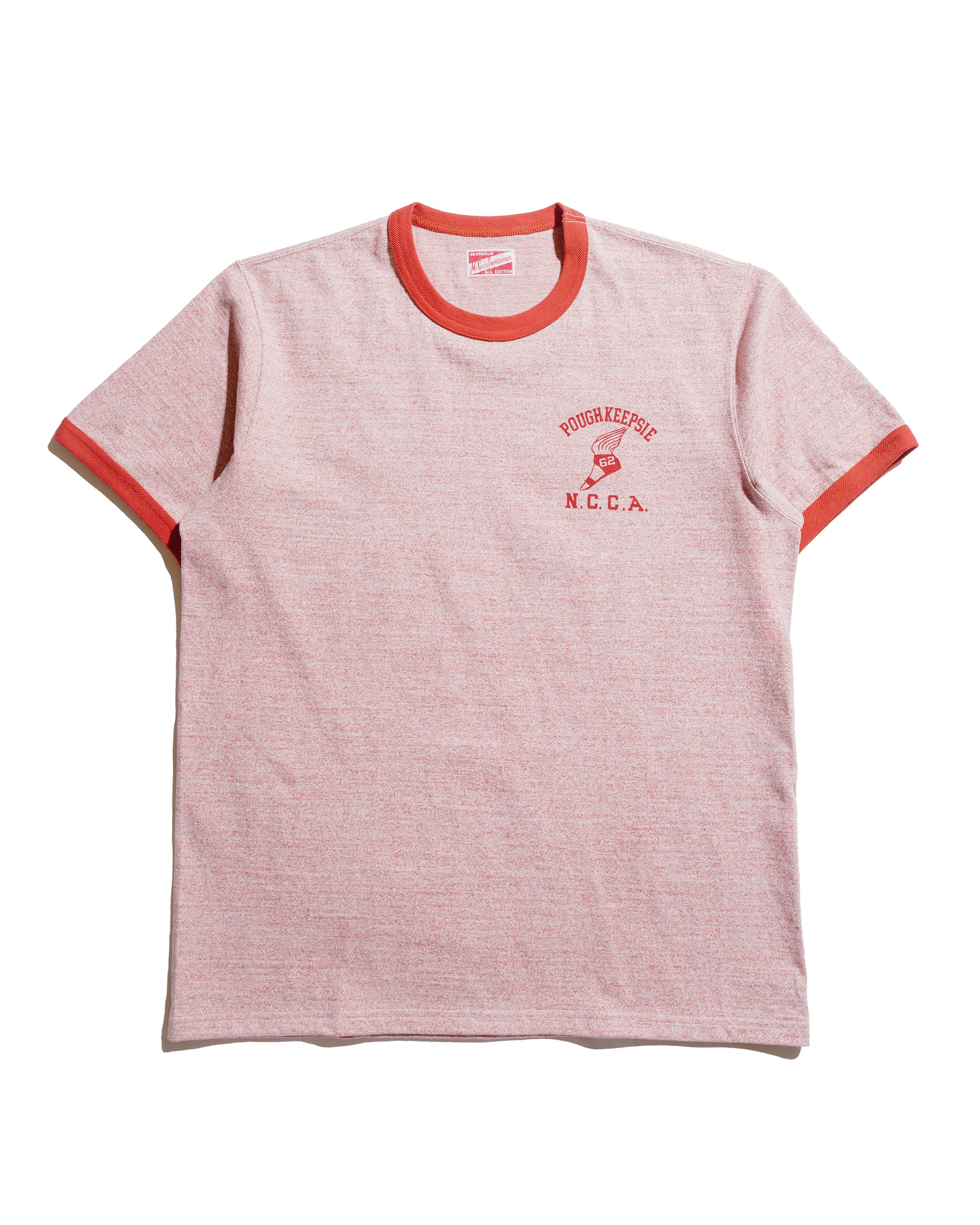 lost & found The Real McCoy's The Real McCoy's MC25015 Joe McCoy Tee / Poughkeepsie Red